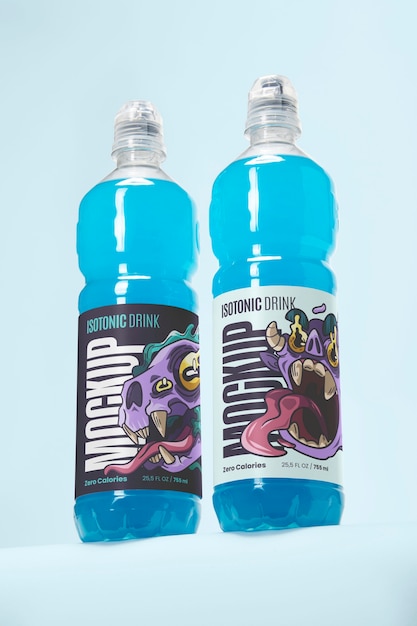 Isotonic drink mockup