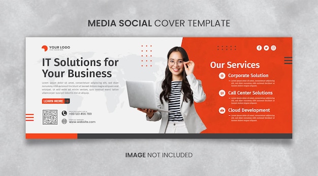 あなたのビジネスメディアソーシャルカバーテンプレートのためのITソリューション