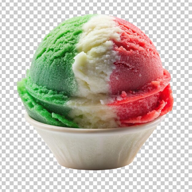 Italian ice transparent background