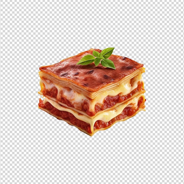 PSD lasagna italiana lasagna deliziosa con salsa di carne bolognese lasagna gustosa