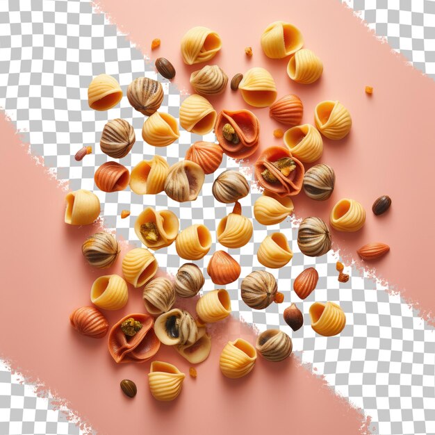 PSD italian lumaconi displayed against transparent background