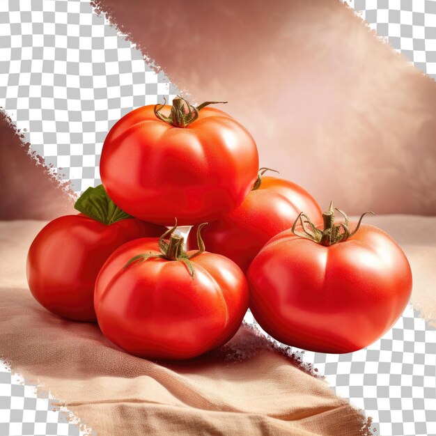 PSD italian tomatoes pachino cherry type transparent background