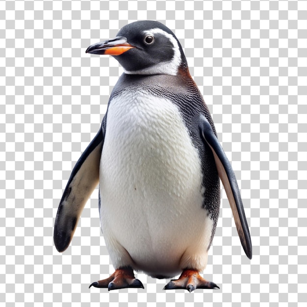 PSD 透明な背景に孤立したペンギンです