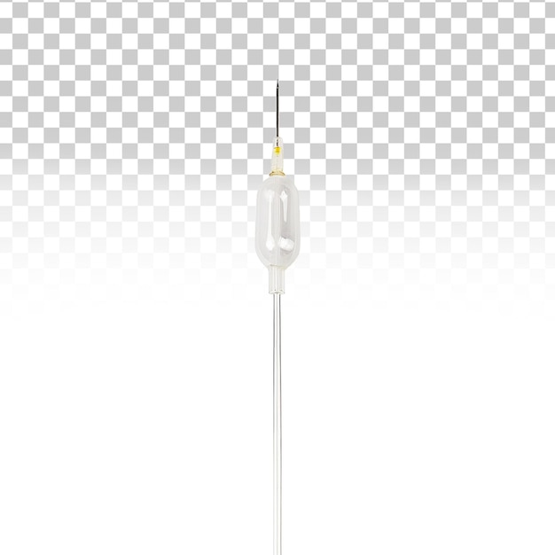 PSD iv catheter on transparent background