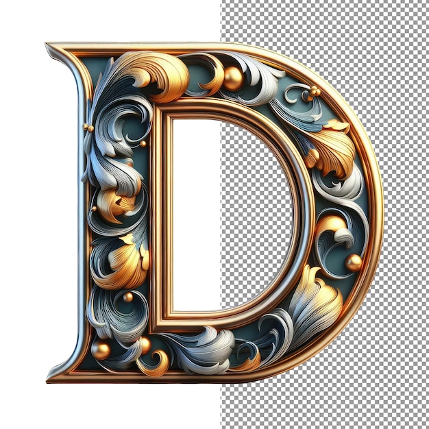 Izolowane 3d Artistry Creative Letter Na Jasnej Palecie Png