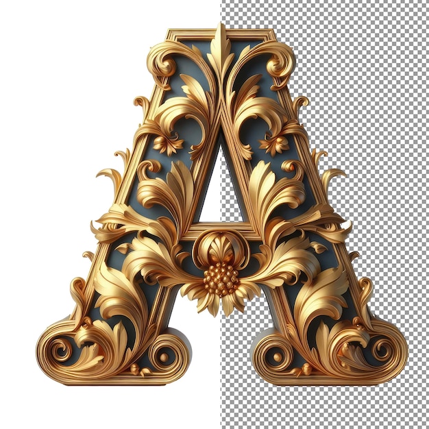 PSD izolowane 3d artistry creative letter na jasnej palecie png