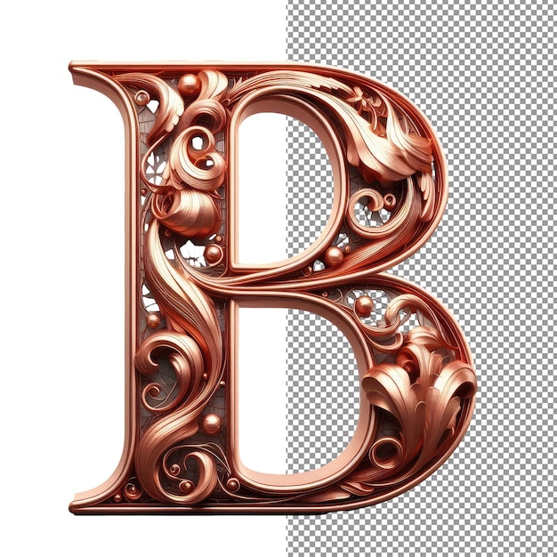 PSD izolowane 3d artistry creative letter na jasnej palecie png