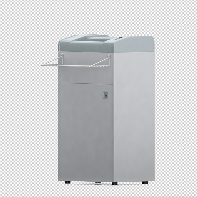 İzometrik Ofis ekipmanı 3D render