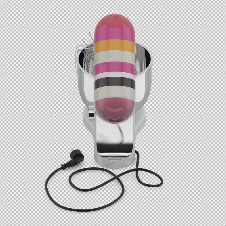 PSD izometryczny mikser 3d renderowania renderowanego