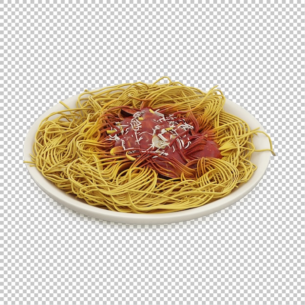 PSD izometryczny spaghetti