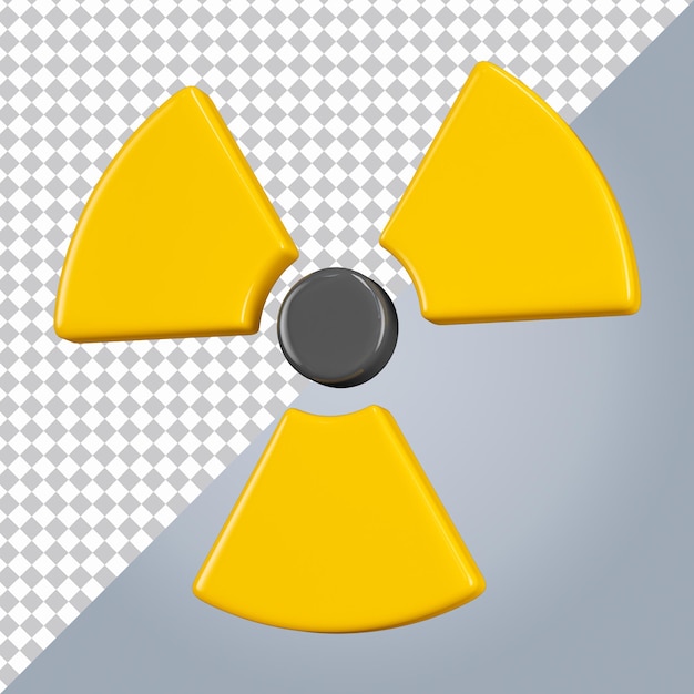 PSD jądrowa ikona 3d