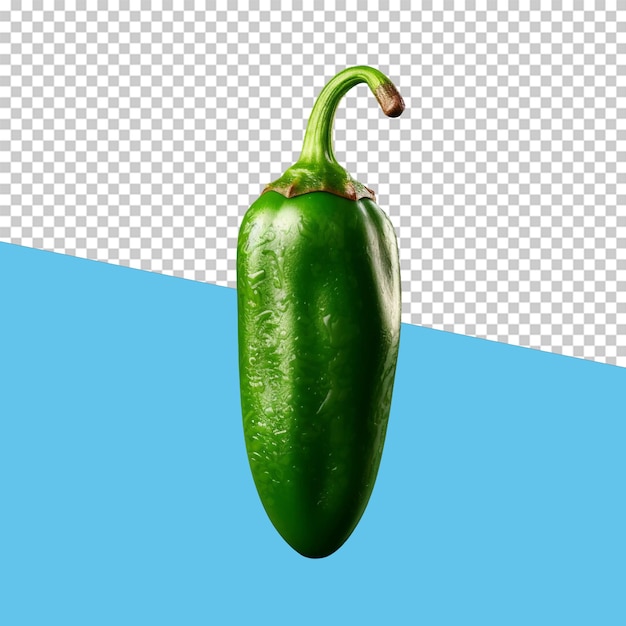 PSD jalapeno isolated object transparent background