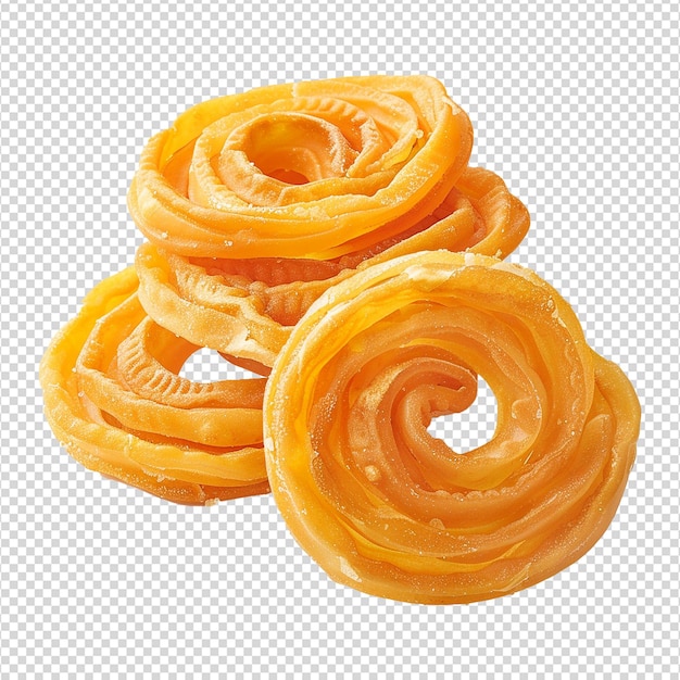 PSD jalebi isolato su uno sfondo trasparente png