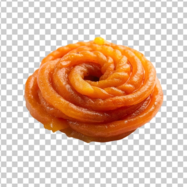 PSD jalebi op een witte achtergrond