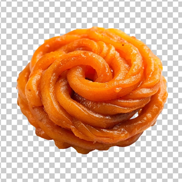 PSD jalebi op een witte achtergrond