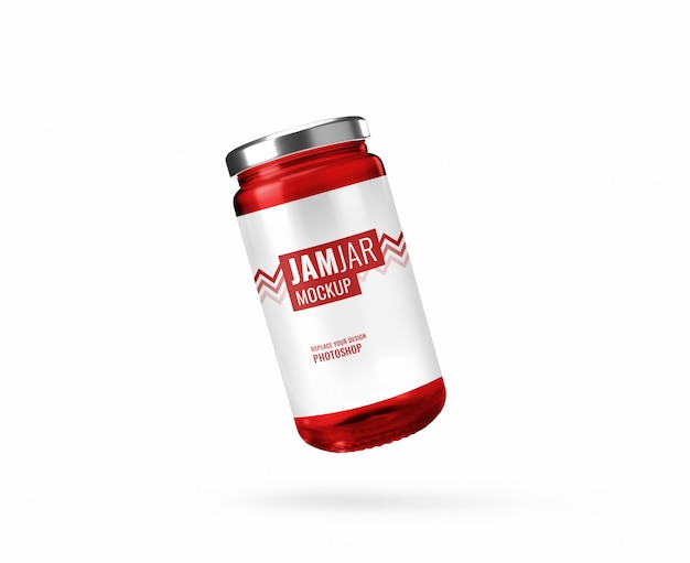 Jam jar mockup