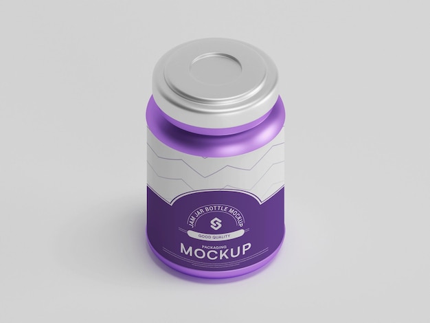 jam jar mockup