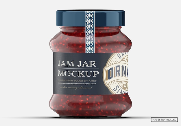 Jam Jar Package Mockup