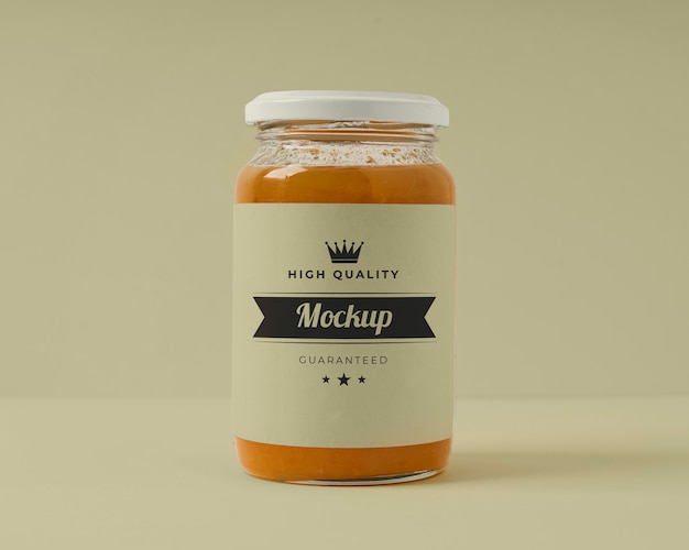 Jam old packaging design mockup