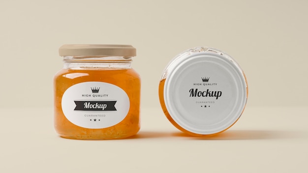 Jam old packaging design mockup