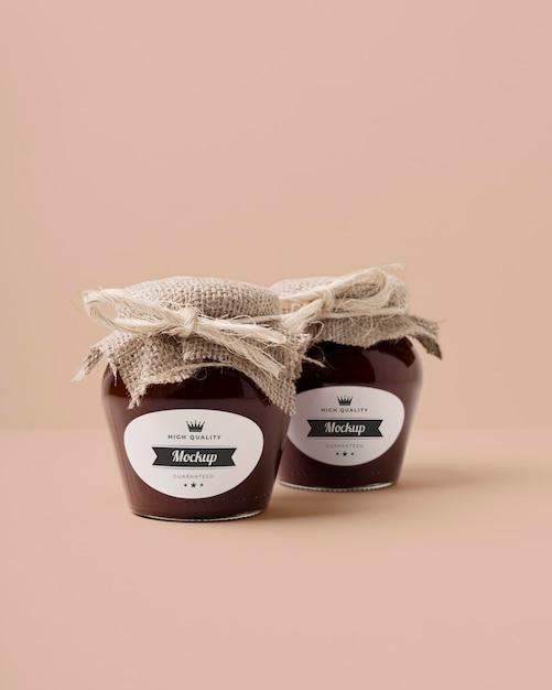 Jam old packaging design mockup