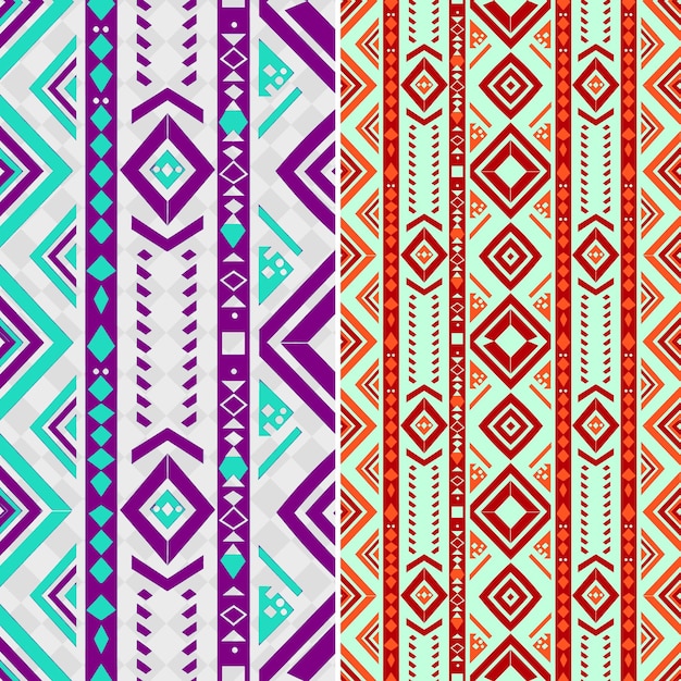 Jamaican Maroon Quilting Patterns With Geometric Shapes and Creative Abstract Geometric Vector