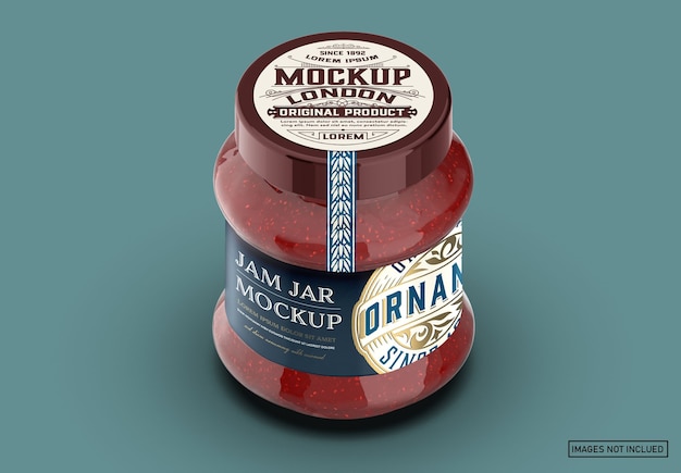 Jampot pakket mockup