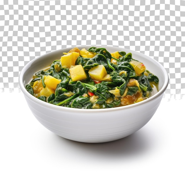 PSD jangan bening is a traditional indonesian dish with the main ingredients being spinach and corn iso