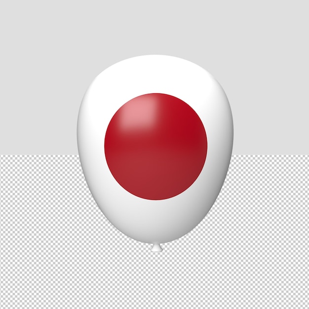Japan balloon 3d render