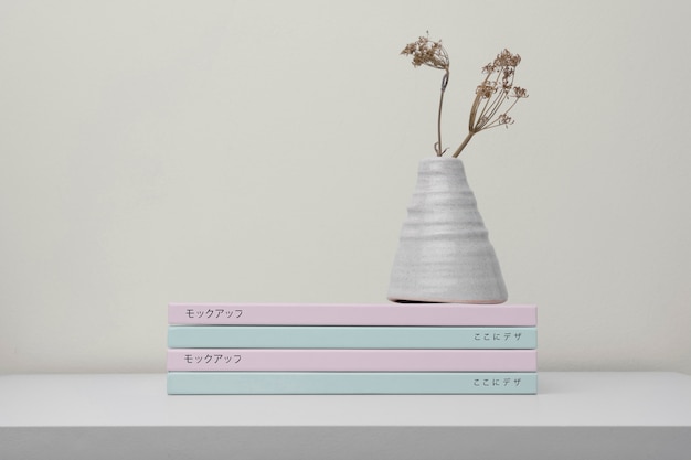 Japan boeken mockup in echte context