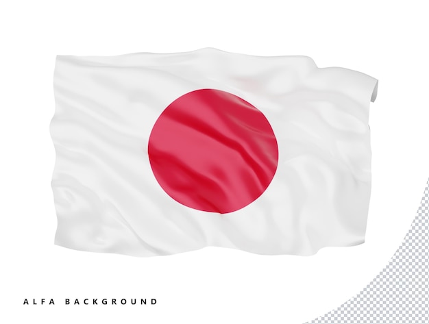 PSD japan flag international national sign icon symbol