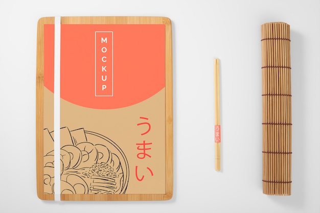 PSD japanese brand stationary mockup