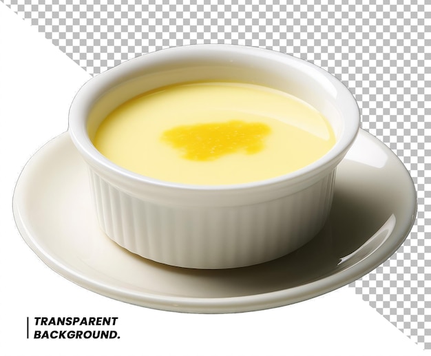 PSD japanese custard isolated