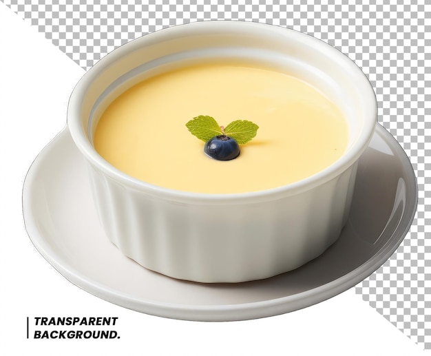 PSD japanese custard isolated