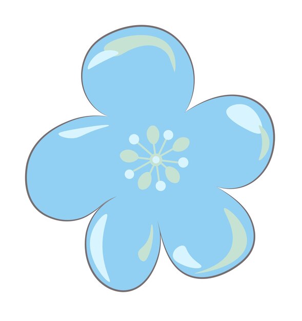 PSD japanese flower clipart