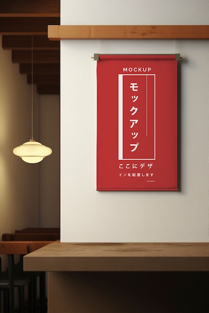 Japanese logo mockup