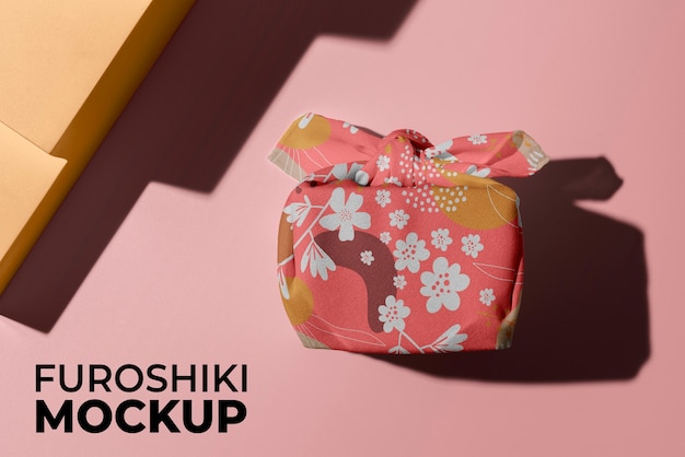 Japanese wrapping mockup