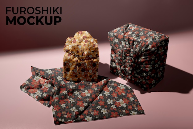 PSD japanese wrapping mockup