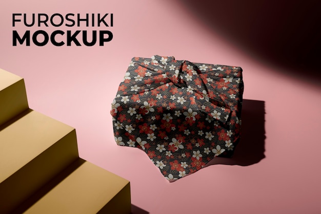 PSD japanese wrapping mockup