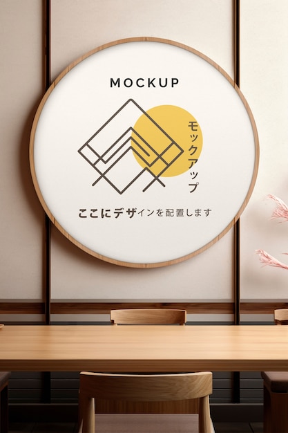 Japanse logo mockup