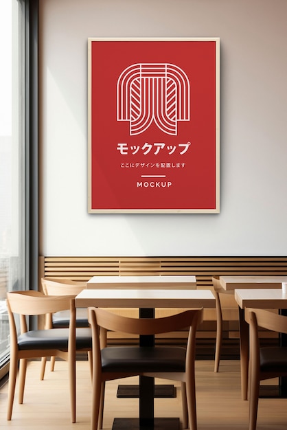 PSD japanse logo mockup