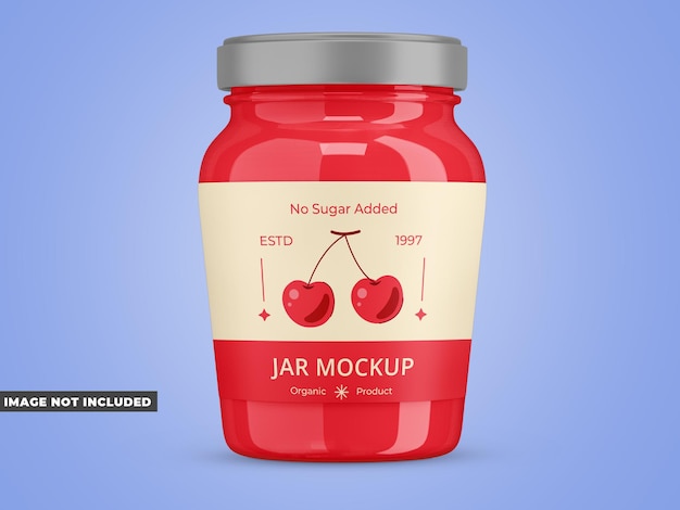 PSD jar bottle mockup