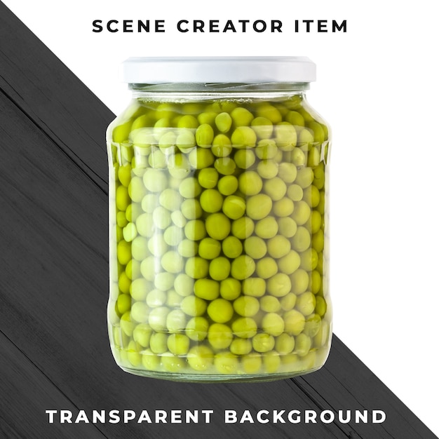 Jar bottle transparent PSD