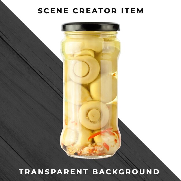 PSD jar bottle transparent psd