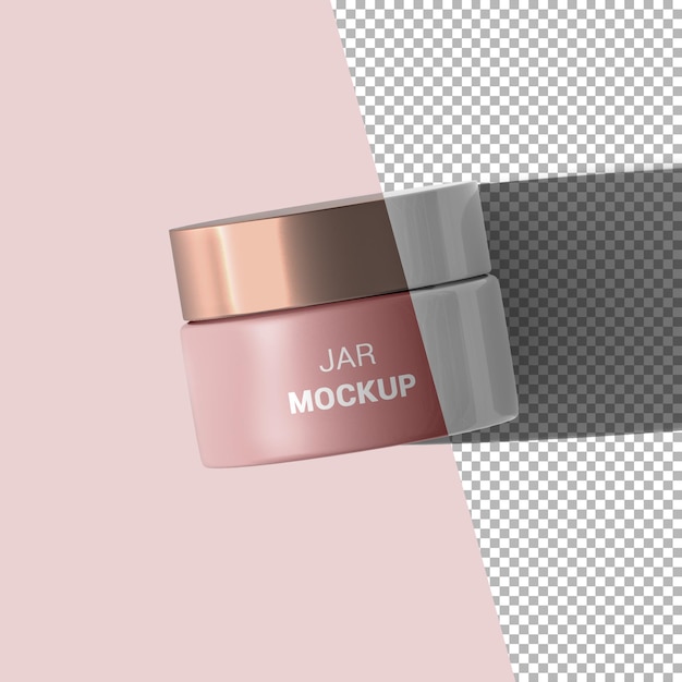 A jar of makeup with the word jar in the middle.