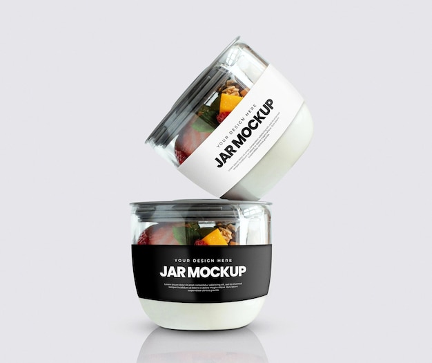 PSD jar mockup