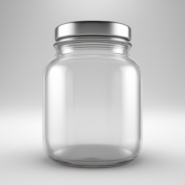 Jar psd on a white background