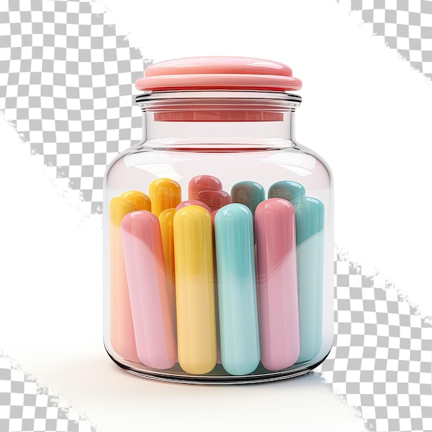 a jar with a lid transparent background