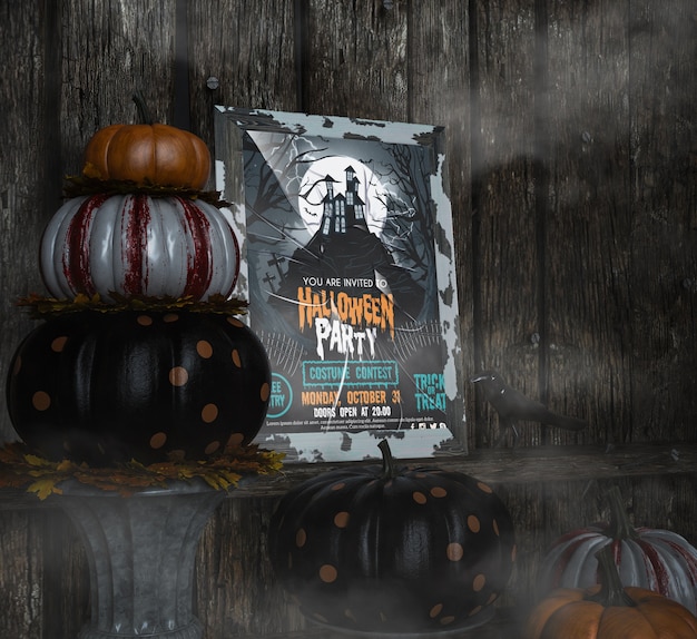 Je bent uitgenodigd voor Halloween-feest in verlaten huis