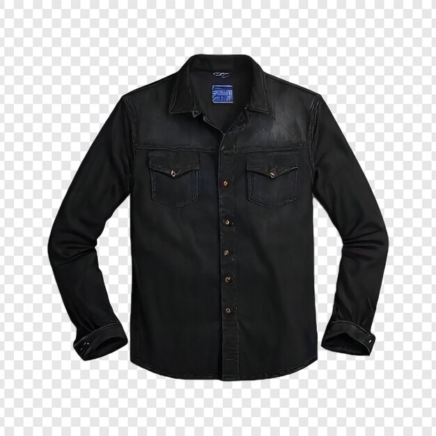 PSD jeans hemd doorzichtige zwarte png kleren